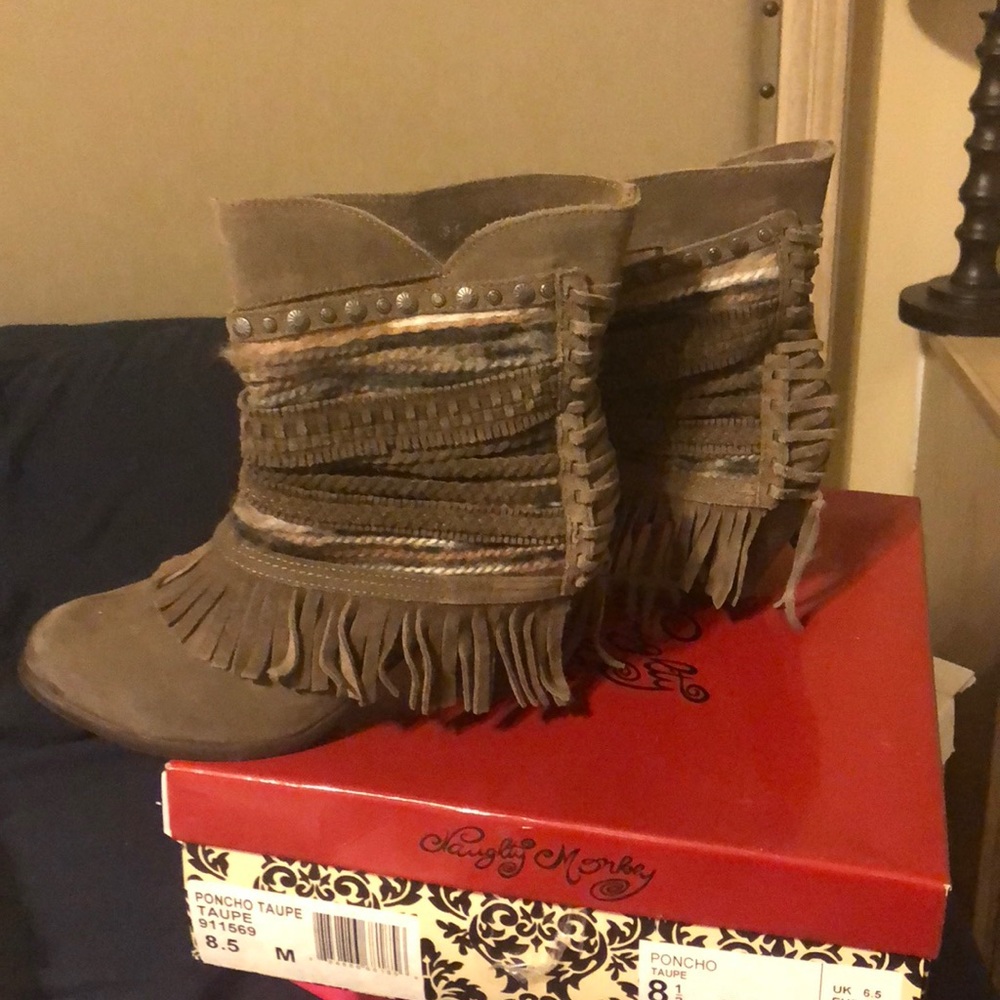 Boho festival booties